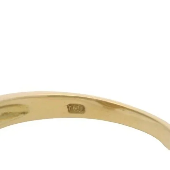 Vintage Tiffany & Co 18kt Yellow Gold Akoya Pearl Solitaire Ring Size 6.25 - Picture 5 of 6